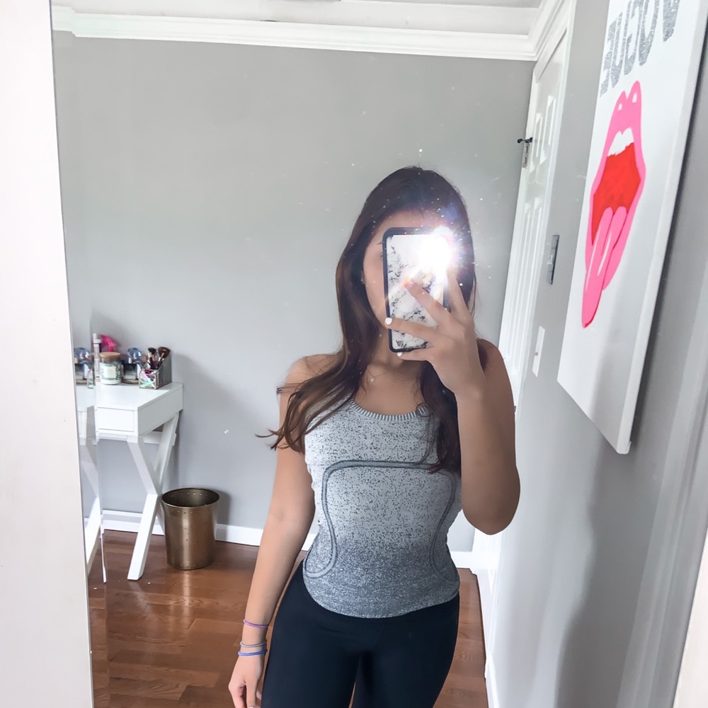 SOLD Lululemon Gray Swiftly Tech Racer Tank Top